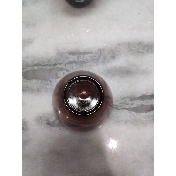 Amethyst Cordial Whiskey Glasses‎ Set, Vintage Purple Swirl Ribbed Twisted, 2.5" - Picture 7 of 9